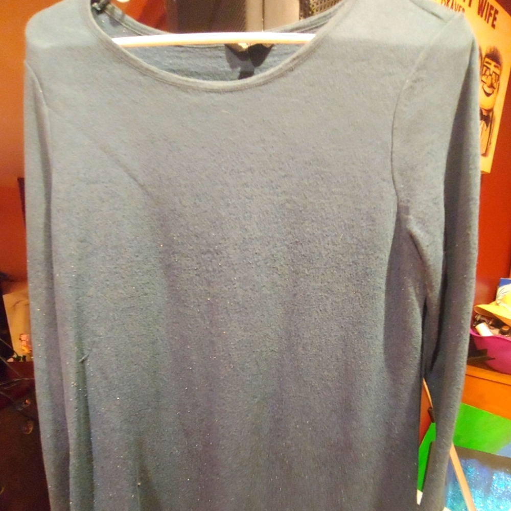 Sparkling blue shirt